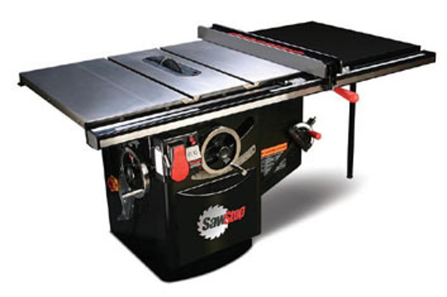 <p>a circular saw mounted under a table or bench so that the blade projects up through a slot.</p>