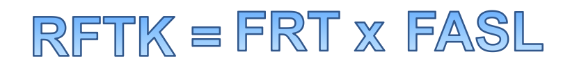 <p>Taking the product of the weight of cargo (FRT) and the average distance which it is flown (FASL).</p>