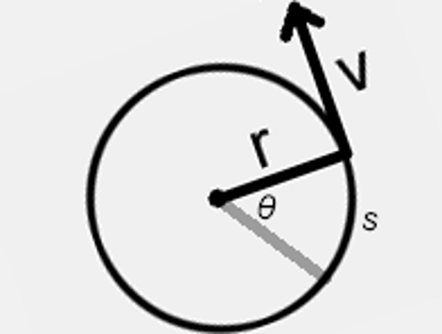 <p>The speed of an object at a point as it moves around the circumference of a circle.</p>