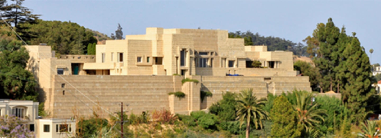 <p>Frank Lloyd Wright. Probably most famous American architect, started in early skyscrapers, opened own architecture practice, uses modern materials with inspiration/references of ancient pyramids/jungles. Invented textile blocks, hollow rods, connected with steel rods, geometrically organized, used over 27K textile blocks, terraces and balconies, Romanza, Incan architecture,</p>