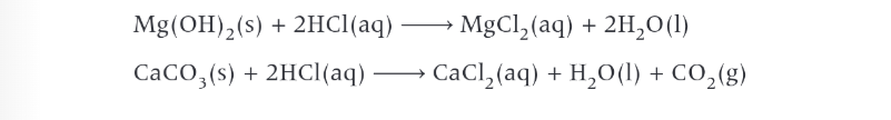 <p>medicine-often used as anticids to treat acid indigestion</p>