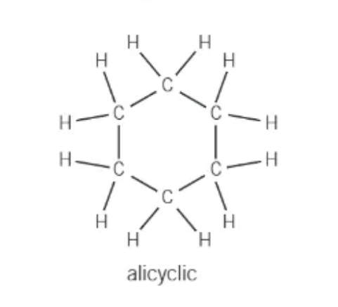 <p>joined in a ring → can have branches </p>