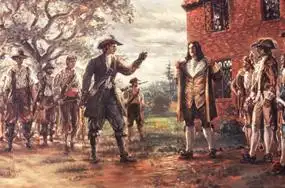 <p>Bacon’s Rebellion occurred because of disagreements between frontier settlers and the Virginia governor over which of the following issues?</p>