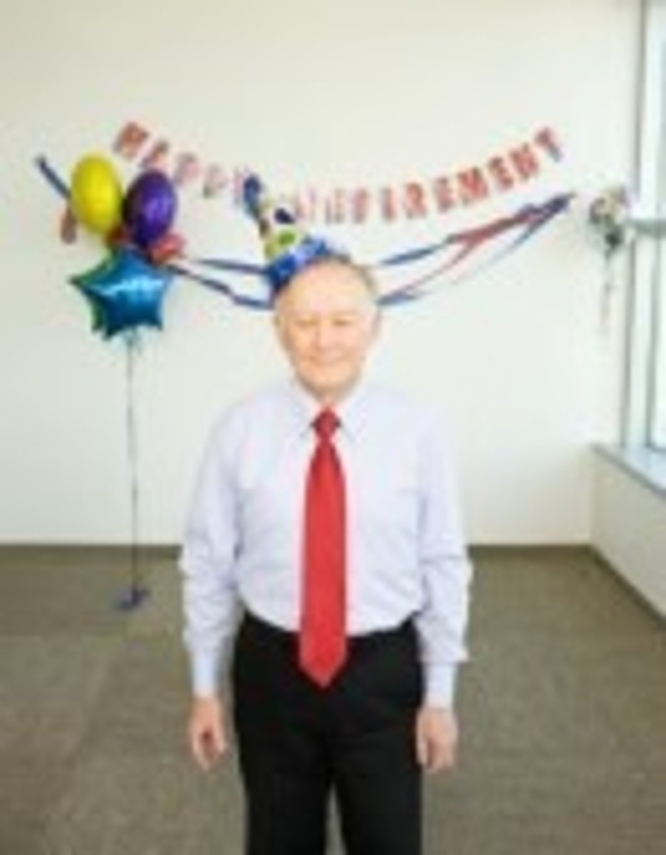 <p>to retire(from work)</p>