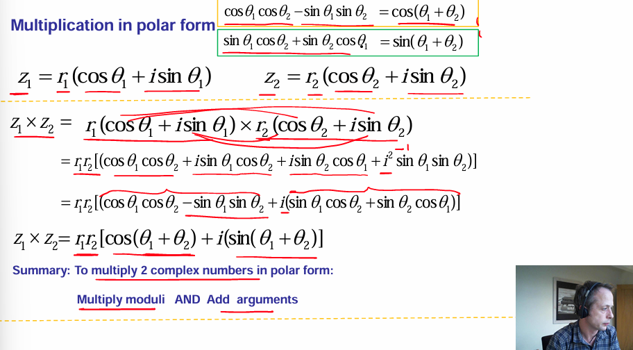 <p>Multiplication In Polar Form</p>