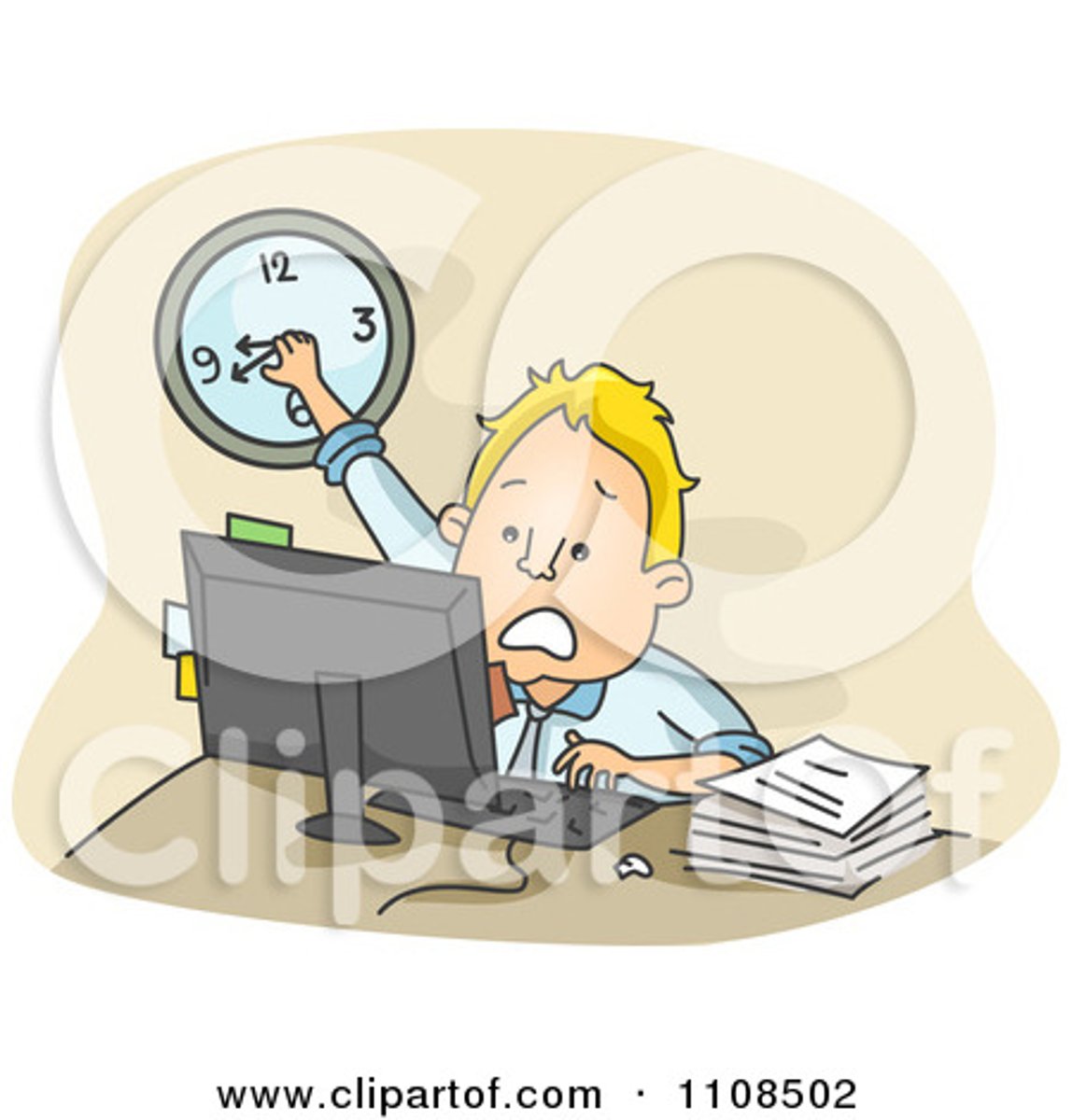 <p>trying very hard to finish something before a particular time</p><p>Staff are working against the clock to meet the deadline.</p>