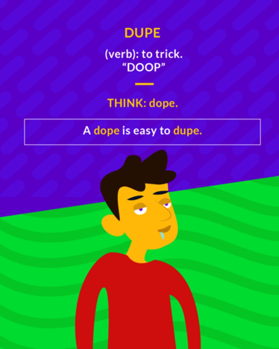 <p>to deceive, to trick</p>