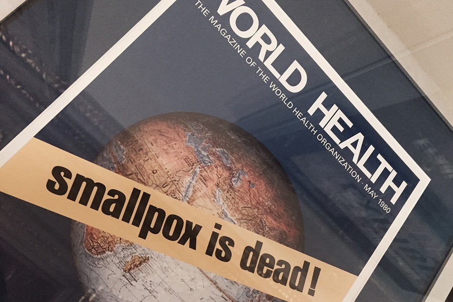 <p>Herd immunity is <strong>when a large % of the population is vaccinated</strong>, which makes it difficult for pathogens to spread;</p><p></p><p><strong>Smallpox</strong> was eradicated in 1980 through a global vaccination program.</p>