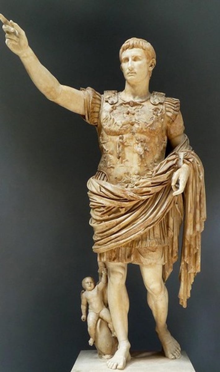 <p>A marble statue from the early 1st century CE, possibly a copy of a bronze statue from c. 20 BCE.</p>