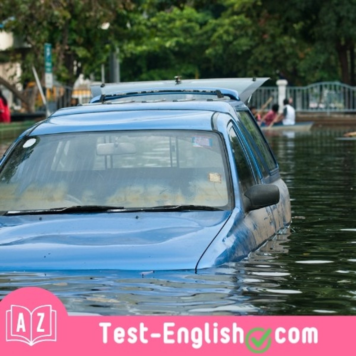 <p>After the _____, it took weeks for the water level to go down.</p>