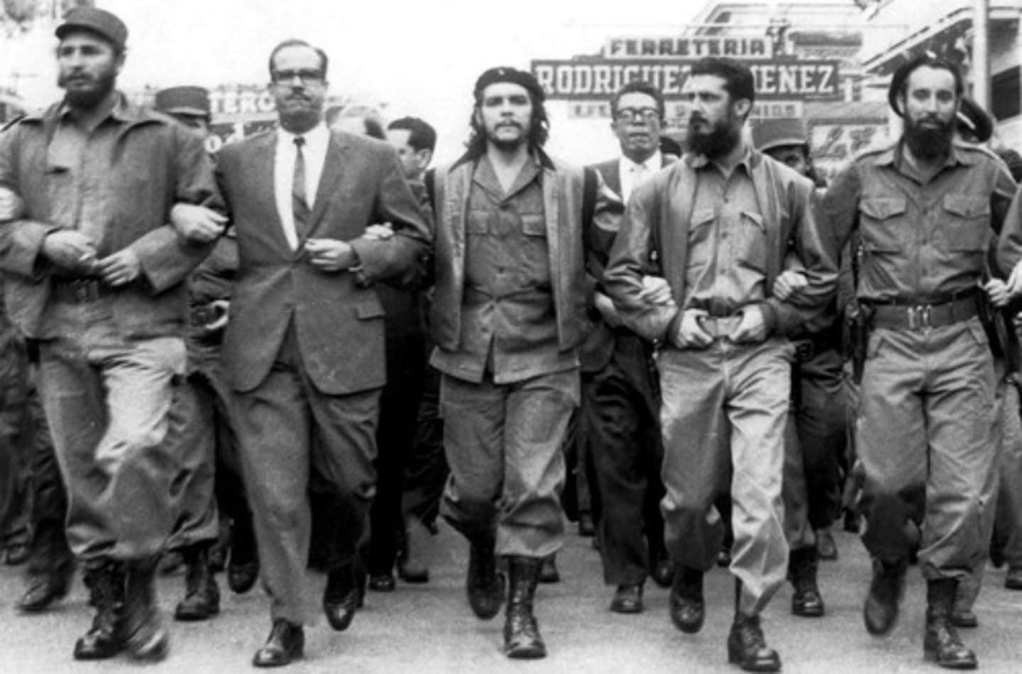 <p>Group of supporters of Fidel Castro and the 26th July Movement.</p>