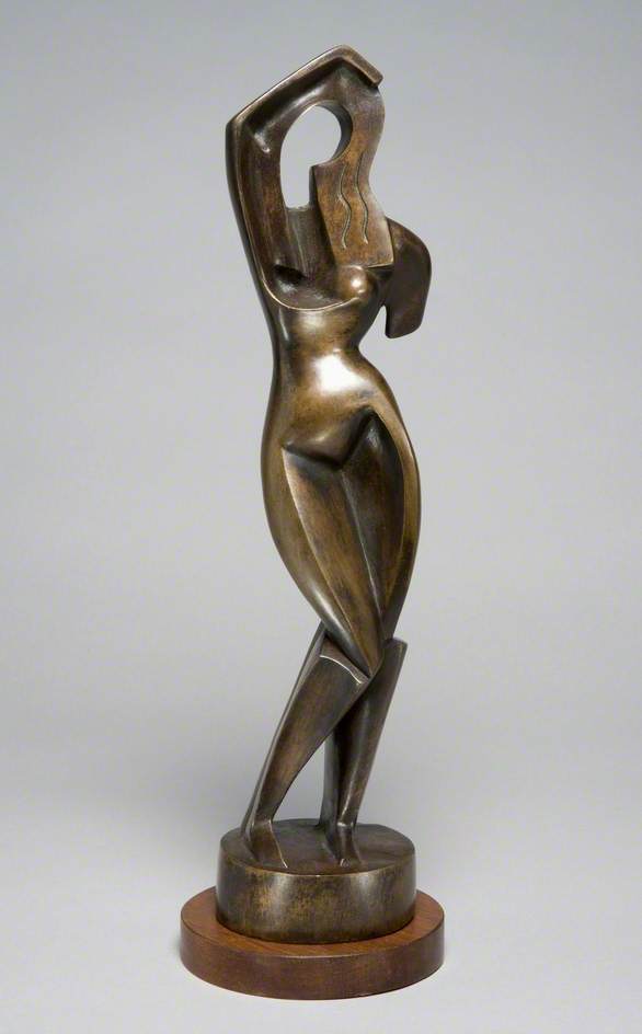 <p>Woman Combing Her Hair</p>
