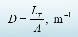 <p><span style="font-family: &quot;News Gothic MT&quot;;"><span>ratio of the total length of all streams within a watershed to the watershed’s area </span><em><span>A</span></em><span>.</span></span></p>