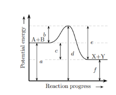 <p>energy of products</p>