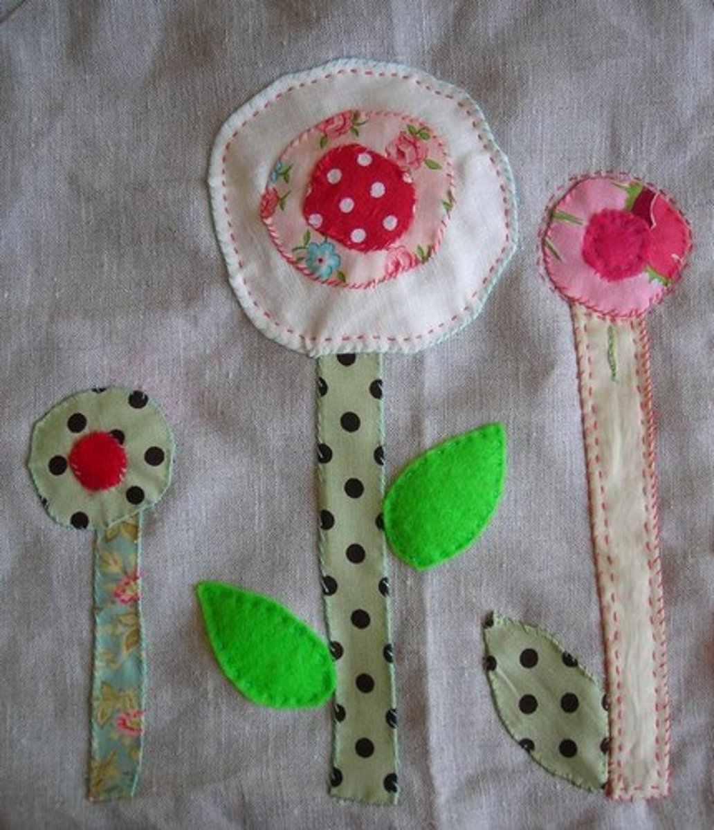 <p>sew on as a decoration</p>