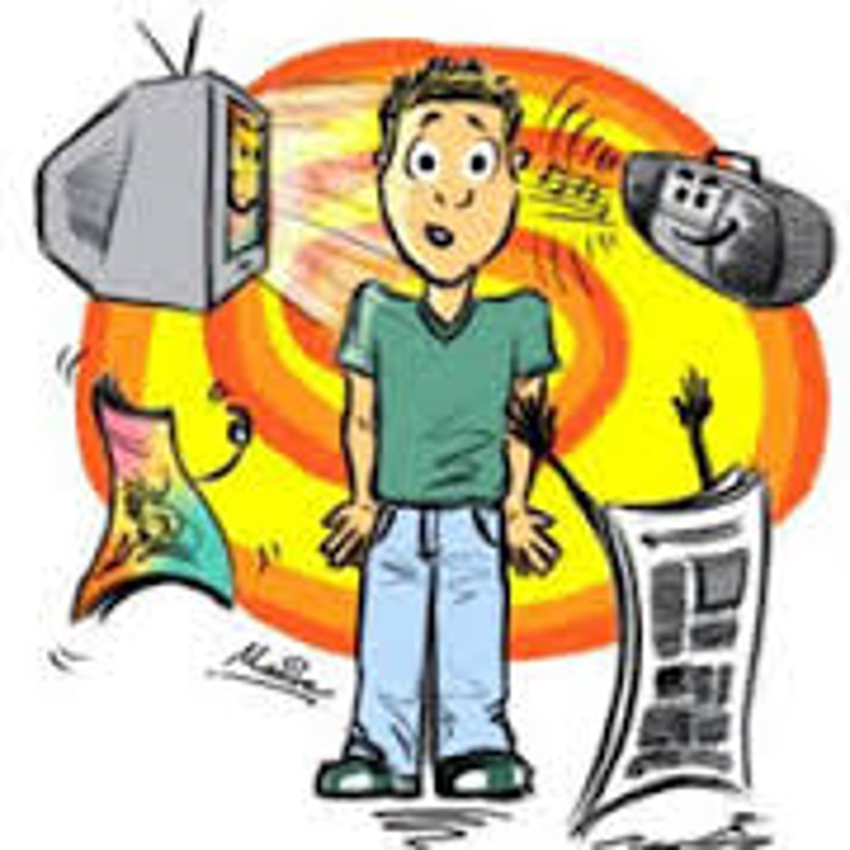 <p>es la forma en que la información se expande, puede ser la televisión, la radio, el periódico o las redes sociales.</p>