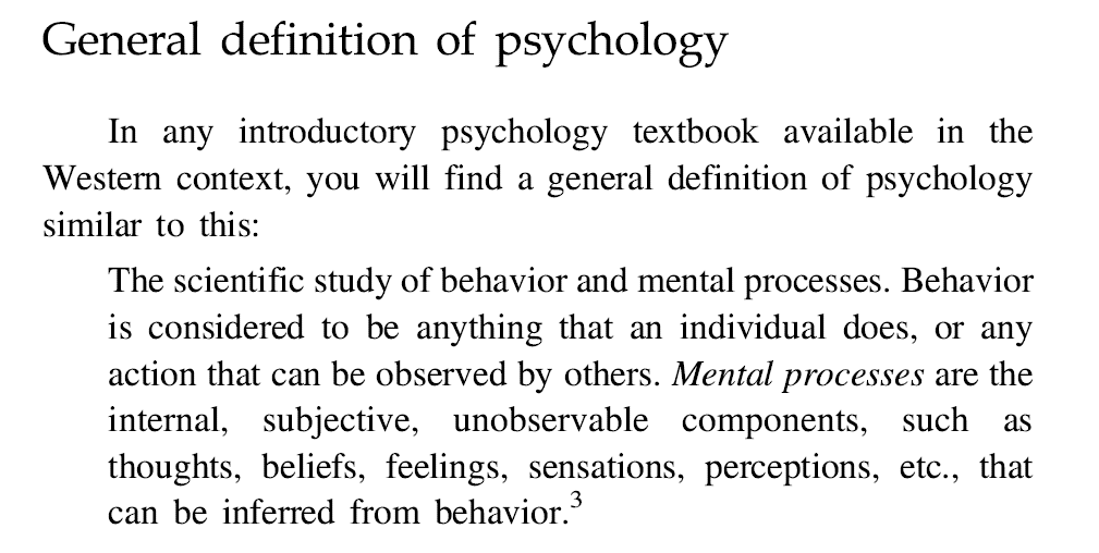 <p><strong>In psychological research, mental processes typically refer to:</strong></p><p>A) Observable actions<br>B) Internal, subjective experiences such as thoughts and feelings <br>C) Genetic inheritance<br>D) Societal structures<br><strong>——————————————————————————————</strong><br><strong>Keywords:</strong><br><strong>1-</strong> In psychological research, mental processes typically refer to:<br>- في البحث النفسي، تشير العمليات العقلية عادةً إلى<br>- لە توێژینەوە دەروونییەکان، پرۆسەی دەروونی بە شێوەیەکی گشتی ئاماژەن بۆ<br><strong>2-</strong> Observable actions: الأفعال الملحوظة، کردارە چاودێرکراوەکان<br><strong>3-</strong> Internal, subjective experiences such as thoughts and feelings:<br>- الخبرات الداخلية الذاتية مثل الأفكار والمشاعر<br>- ئەزموونە ناوخۆیی و بابەتییەکان وەک بیرکردنەوە و هەستەکان<br><strong>4-</strong> Genetic inheritance: الوراثة الجينية، بۆماوەیی بۆماوەیی<br><strong>5-</strong> Societal structures: البُنى الاجتماعية، پێکهاتە کۆمەڵایەتییەکان</p>