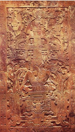 <p>Palenque, Temple of Inscriptions, Sarcophagus Lid of Pakal the Great, c. 675 CE</p>