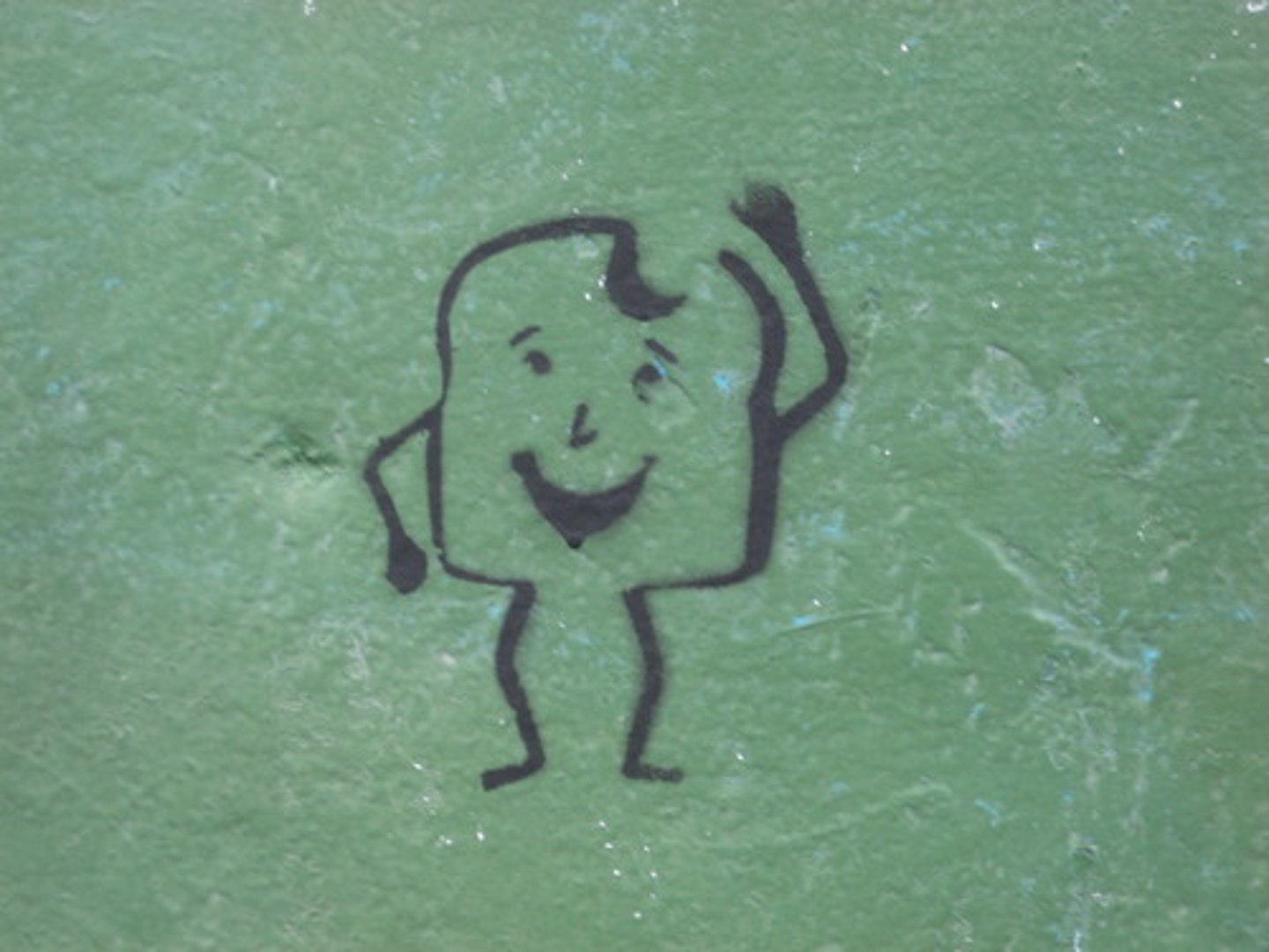 <p>Example sentence:</p><p>The delicious bread danced in my stomach.</p>