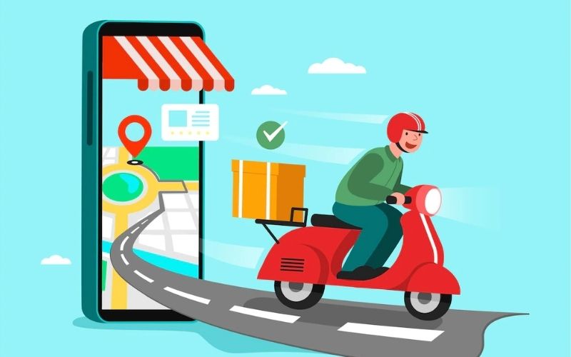 <p>delivery person </p>