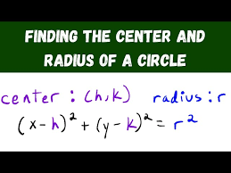 <p>To find the center and radius of a circle by completing the square </p>
