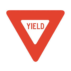 this is the shape and color of a _ sign