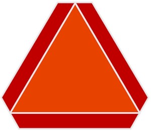 <p>Slow-Moving Vehicle Symbol  </p>
