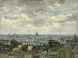 <p>Van Gogh, View of Paris, June-July 1886, Oil on canvas, 54 × 73 cm</p>