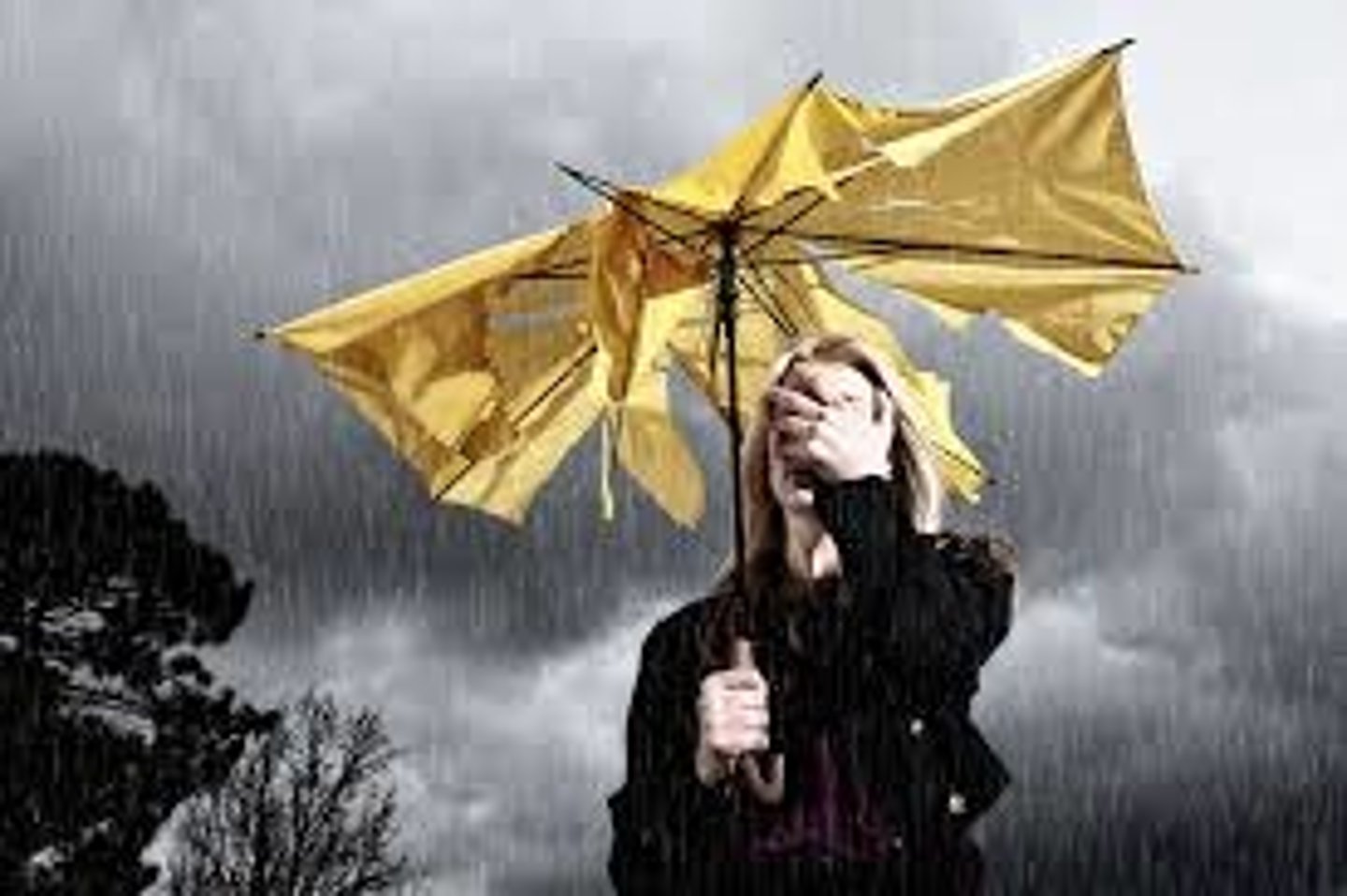 <p>The weather is bad</p>