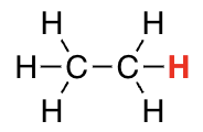 <p><strong>H on SP3 carbon</strong></p>