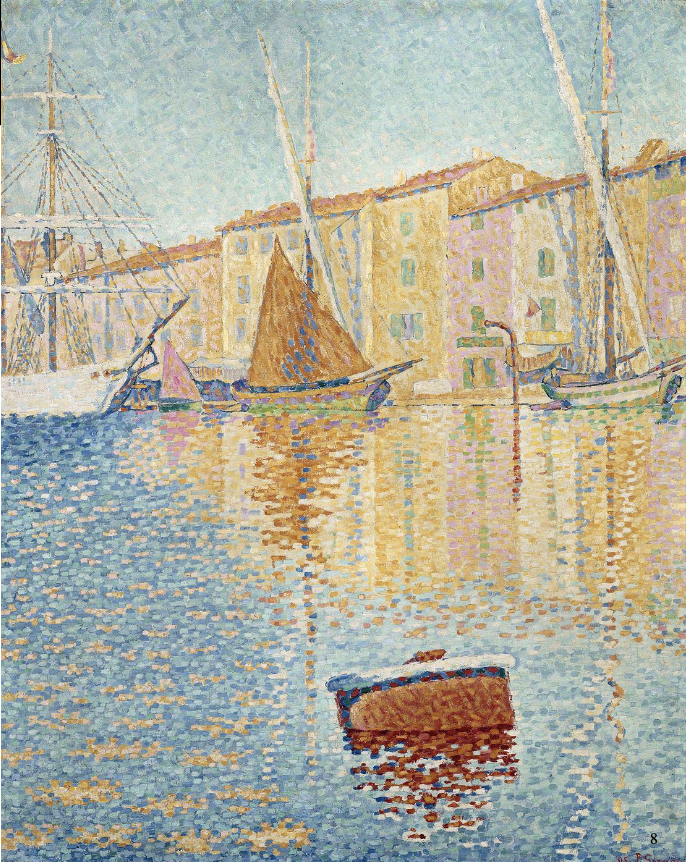 <p>Red Buoy, Paul Signac 1895</p>