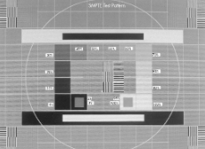 <p>SMPTE test pattern</p>