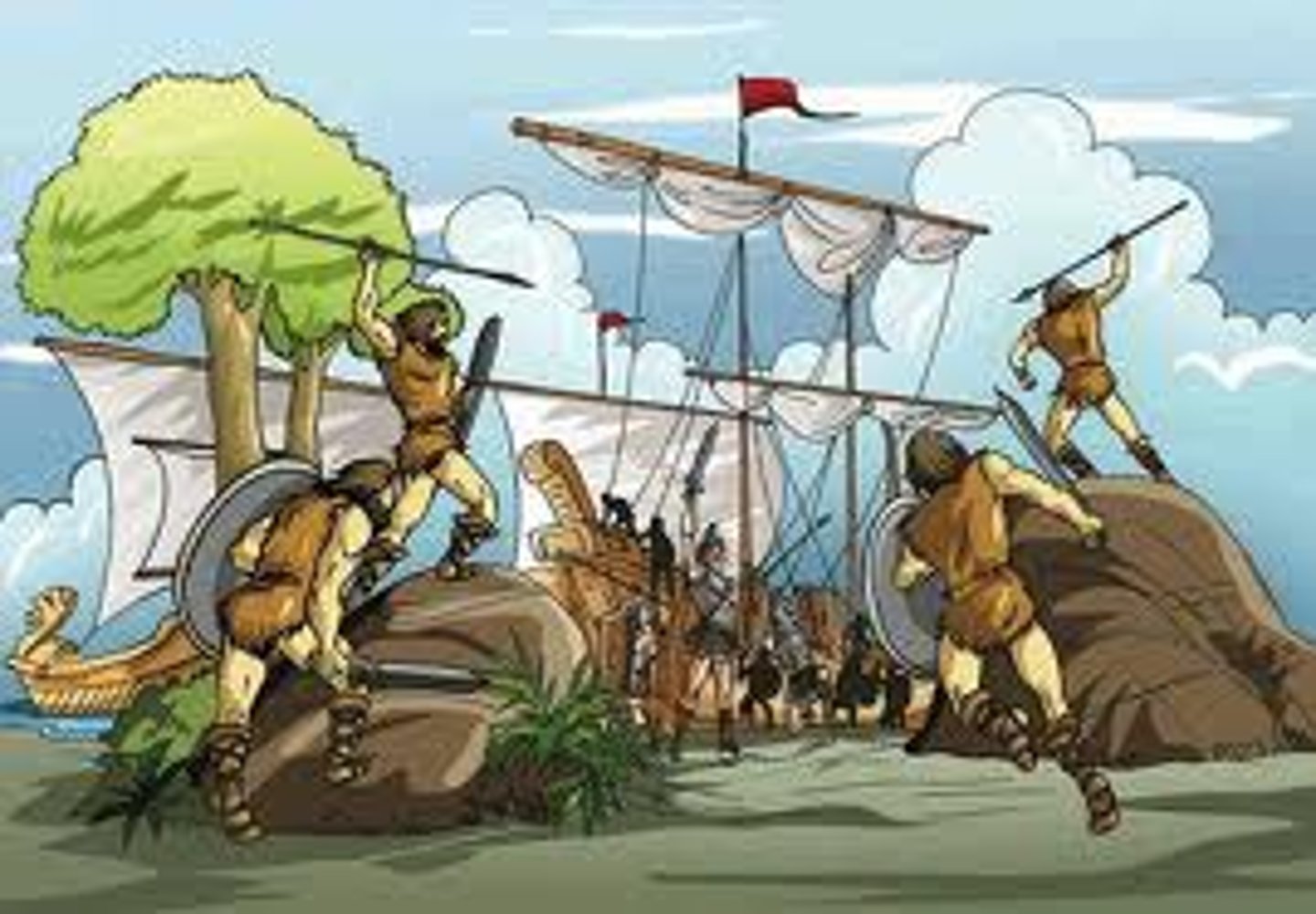 <p>to invade</p>