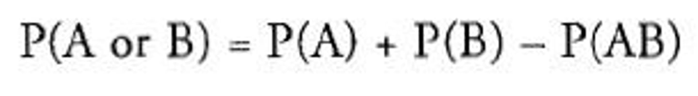 <p>Predicts combined probabilities of mutually exclusive events by addition</p>