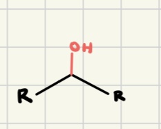 <p>Aldehyde 2° alcohol</p>
