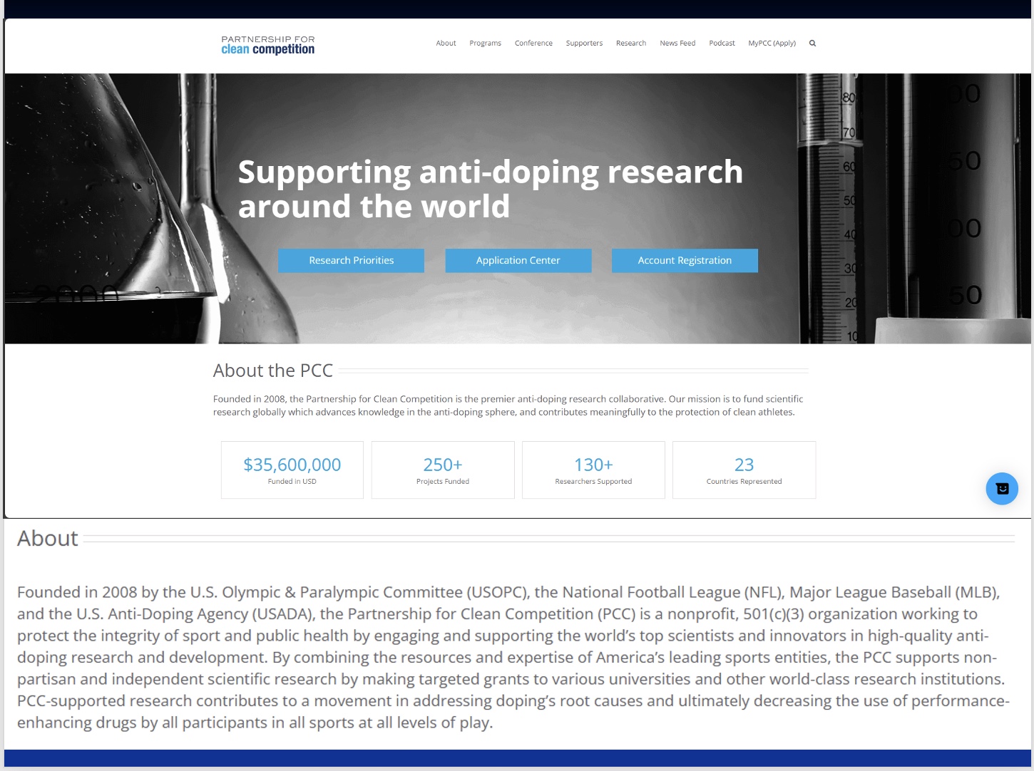 <p>-non-profit for anti-doping research around the world, looking to protect the integrity of sports</p><p>-took over the research role</p><p>-NFL, MLB, USADA, Olympic committee apart bc of brand management</p>