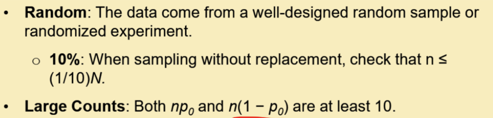 (p is from null hypothesis, not p̂ )