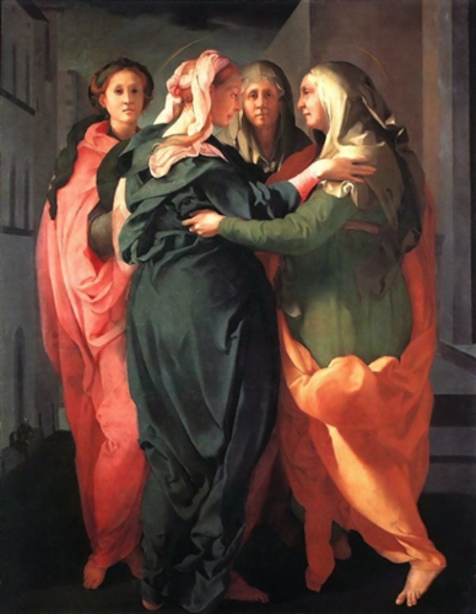 <p>blended influences from Leonardo, Andrea del Sarto, Raphael, and Michelangelo to create works that combined realism with otherworldliness.</p>
