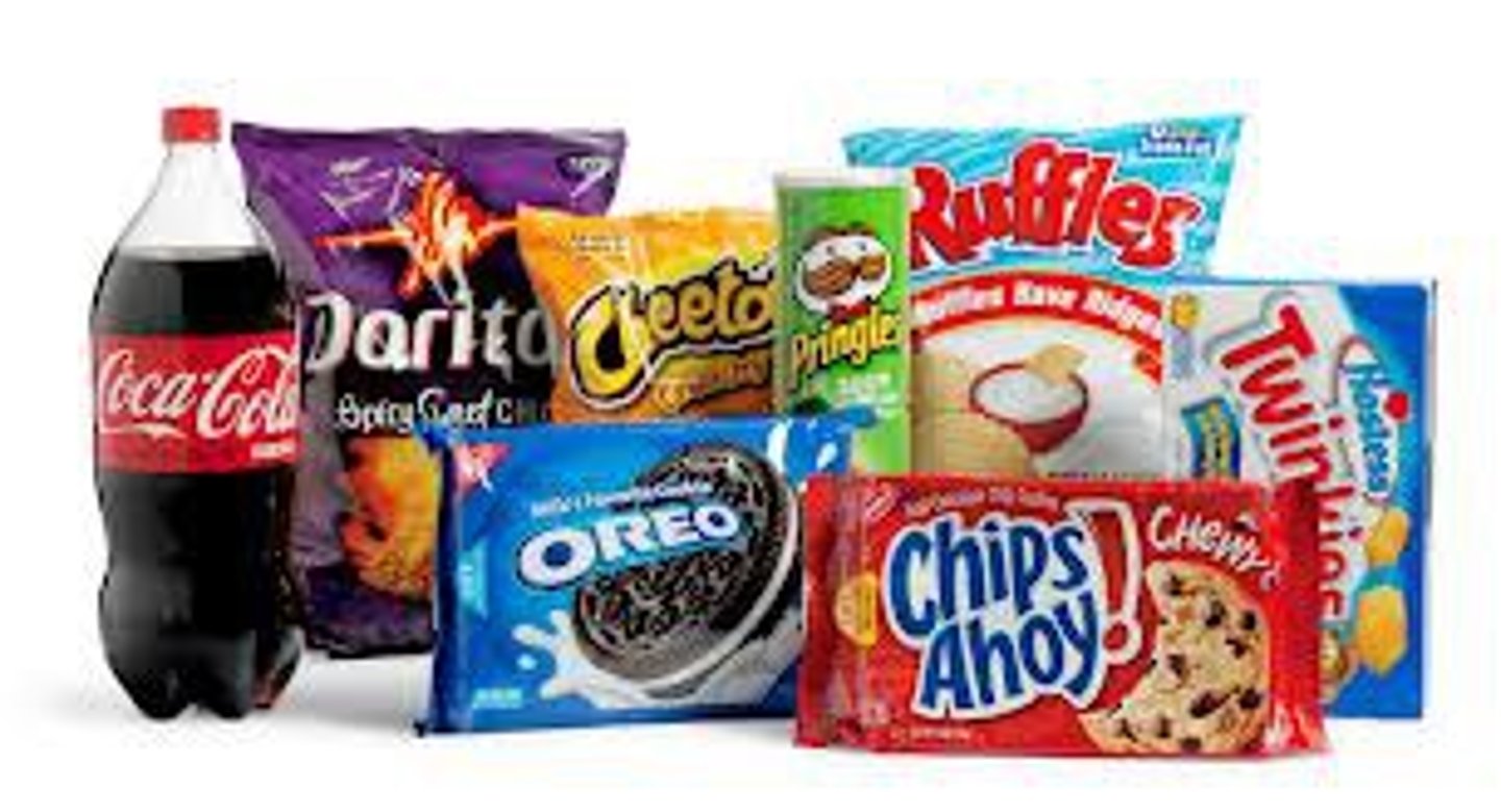 <p>junk food</p>