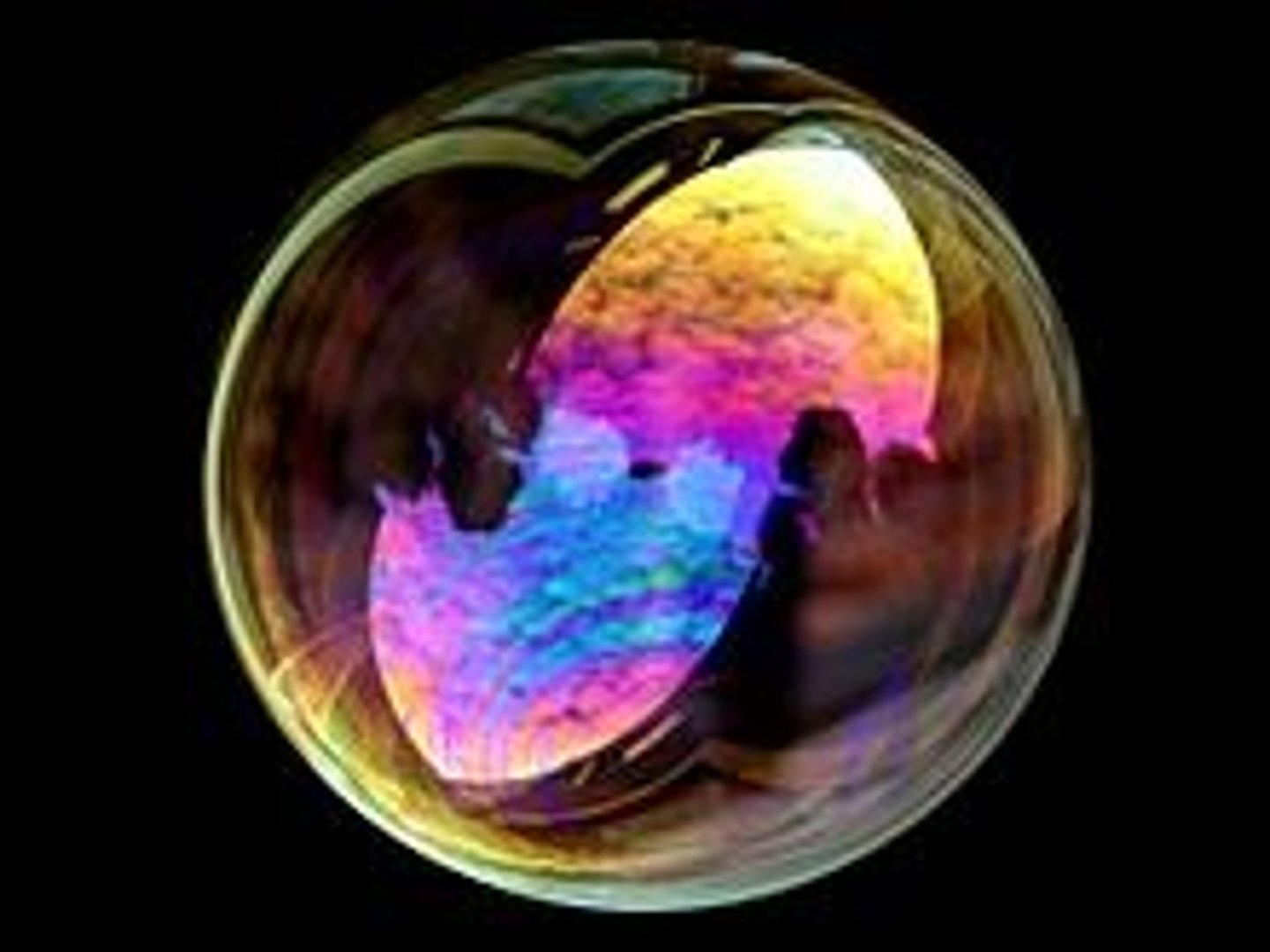 <p>It might occur when you have a thin film of oil on top of water like when it rains on a road and then a little oil gets on top of the water. Another example would be when you blow a bubble with the thin film of soap around the bubble.</p>