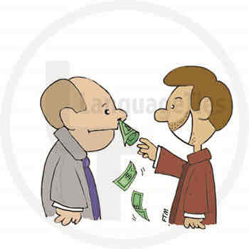 <p>pay much more than the acceptable price </p>