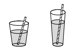 <p>(the same amounts of juice are poured into two</p><p>different glasses)</p><p>When the child’s response is </p><p>“The taller glass has more juice.”</p><p>This is an example of</p>