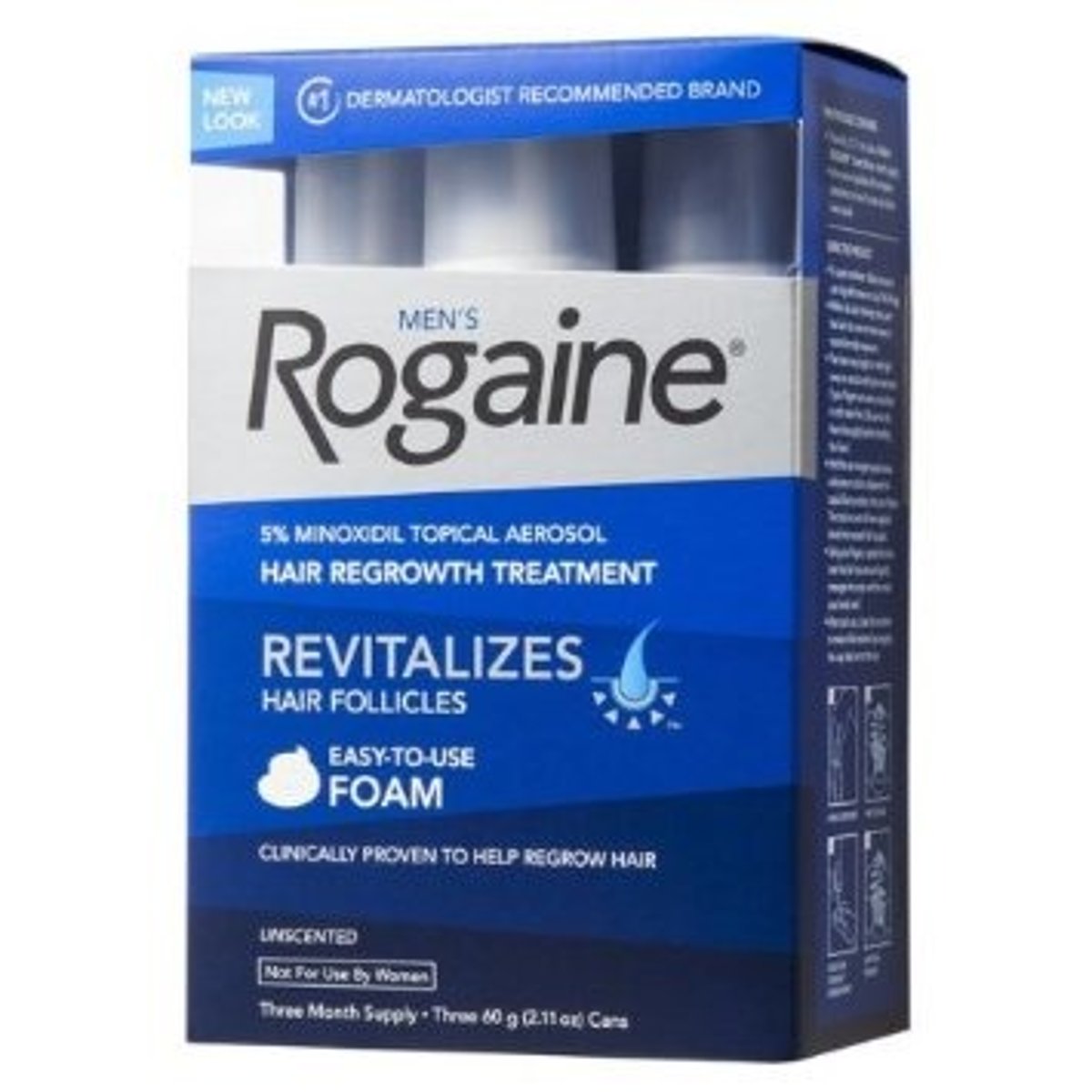 <p>Minoxidil</p><p>ex) in drug known as Rogaine</p>