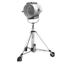 a heavy duty light stand w/a load capacity of 300 pounds. the cinevator raises and lowers its load by a specially designed motor drive system. avaiable in 100 volt or 220 volt.