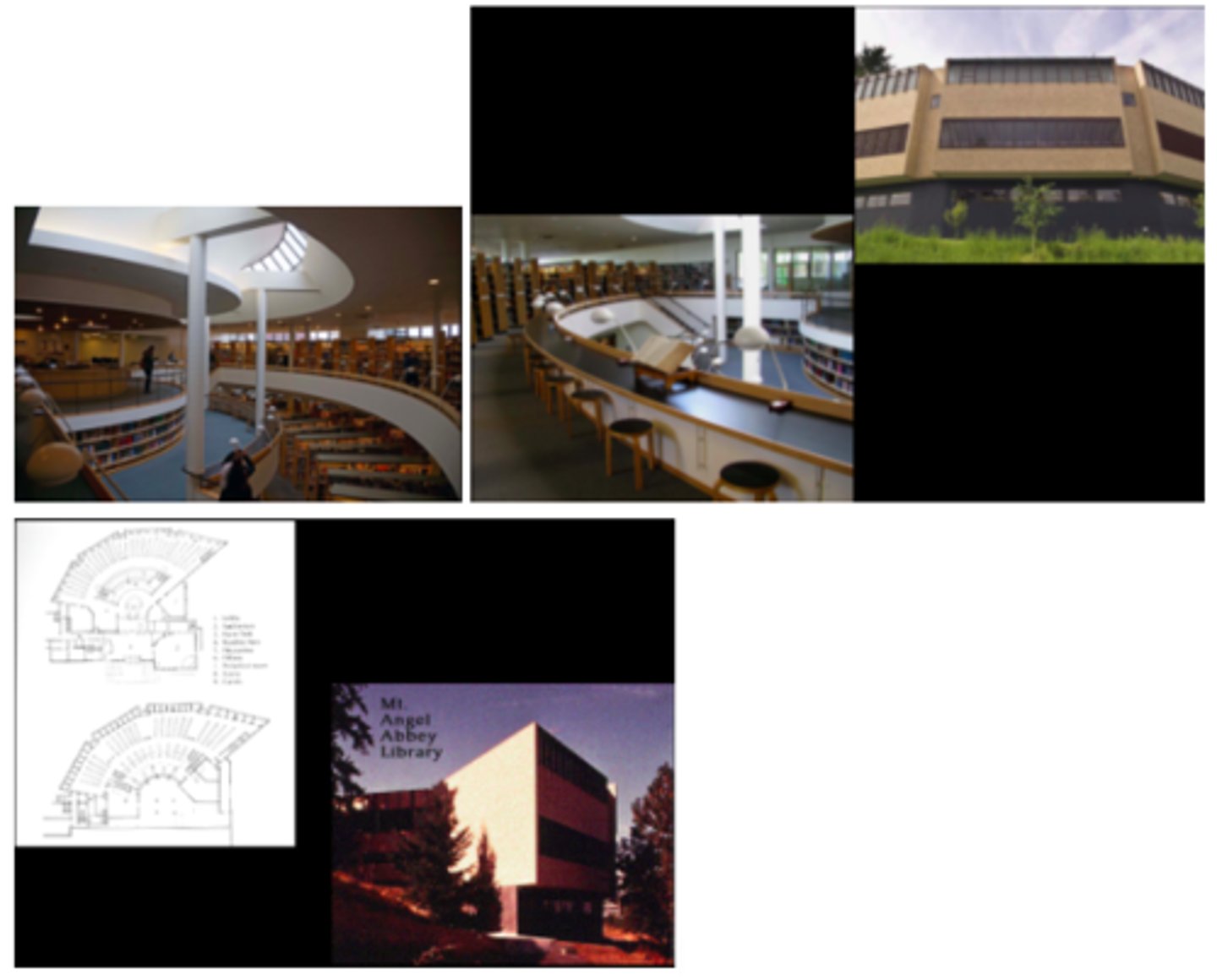 <p>Alvar Aalto</p><p>Mount Angel, Oregon</p><p>1966-1970</p>