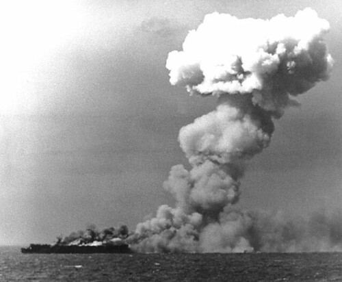 <ol start="1944"><li><p>Naval battle between the United States and Japan. Largest naval engagement in history. Japanese navy was defeated due to heavy losses.</p></li></ol>