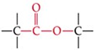 <p>–COOR (carbonyl bonded to –OR group).</p>