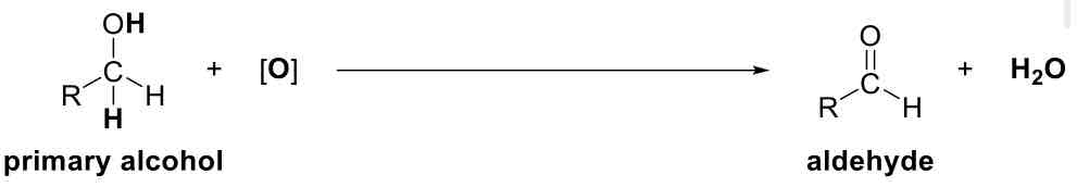 <p>Primary Alcohol to Aldehyde</p>