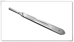 <p>A thin-blade knife used for dissections.</p>