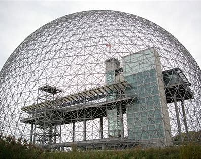 <p>MAKES SENSE: geodesic, made from tetrahedrons</p>